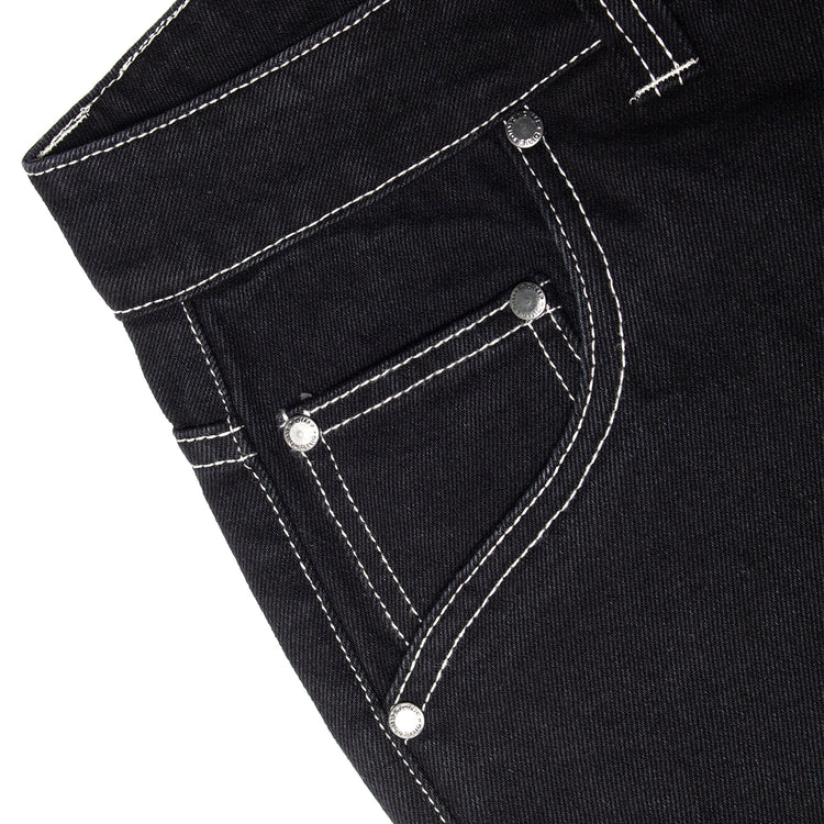 Dime | Classic Baggy Denim Pants
Color : Black