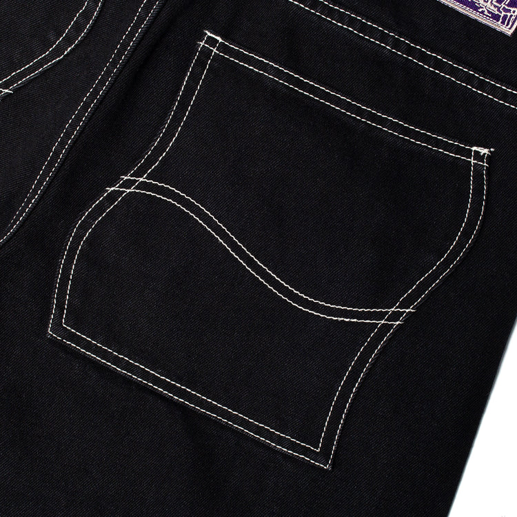 Dime | Classic Baggy Denim Pants
Color : Black