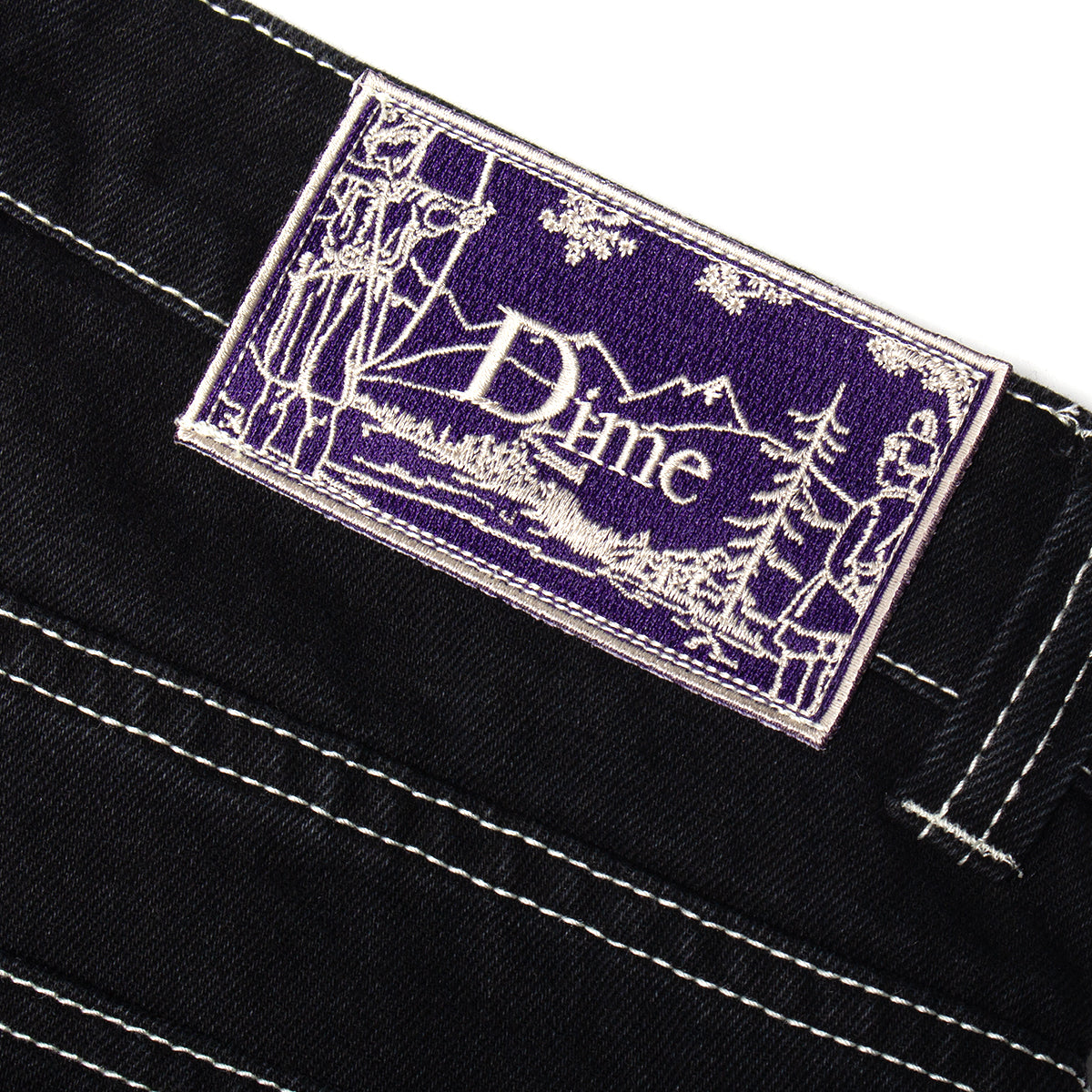 Dime | Classic Baggy Denim Pants
Color : Black