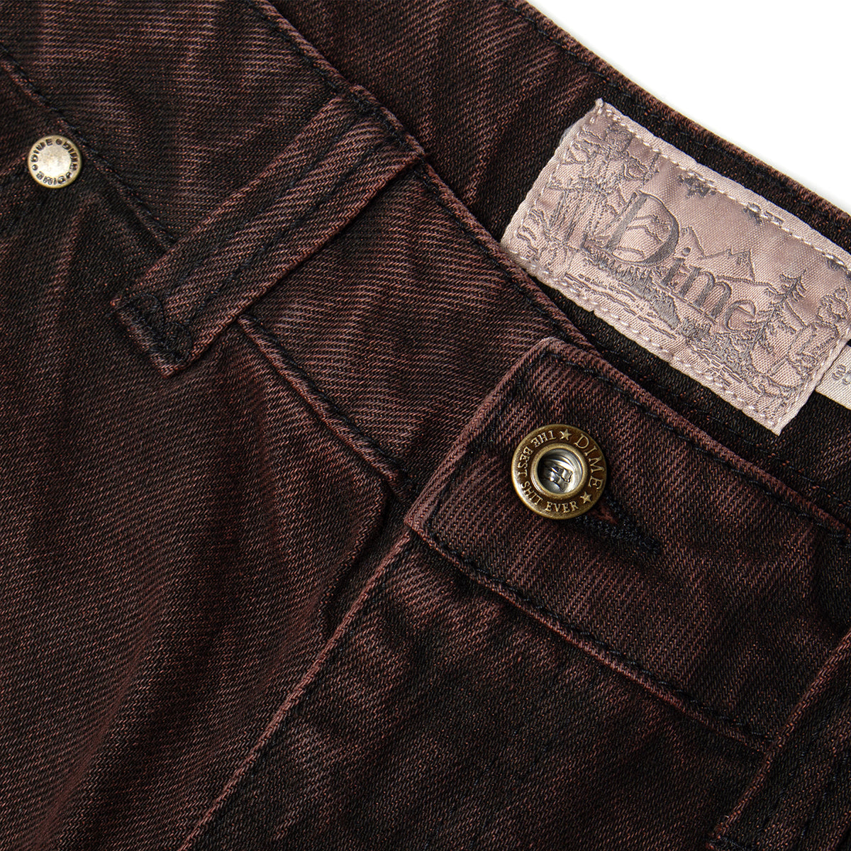 Dime | Classic Baggy Denim Pants
Color : Sandblasted Copper