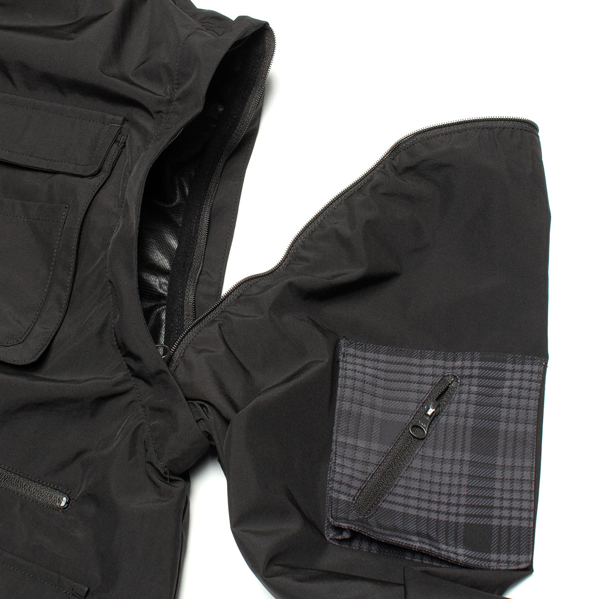 Dime | Fishing Zip-Off Jacket
Color : Black