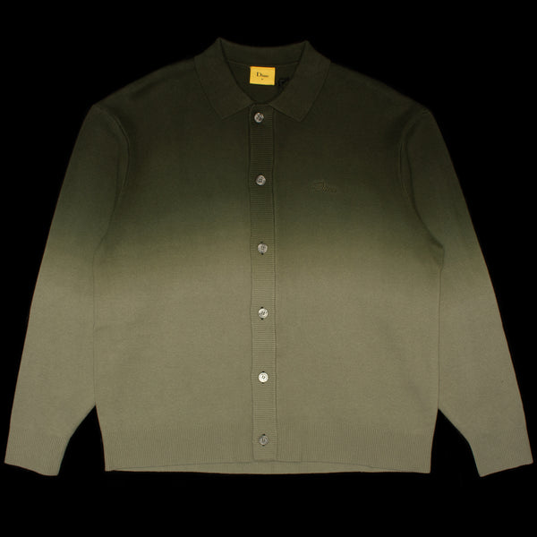 DIME カーディガン 9-14-24-DimeGradientShirtGreen