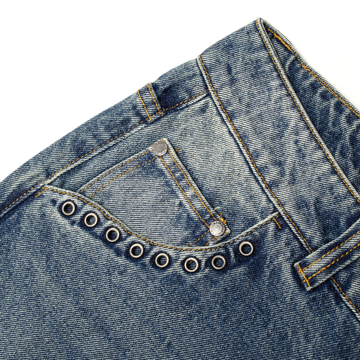 Dime | Classic Relaxed Denim Pants
Color : Sandblasted Indigo