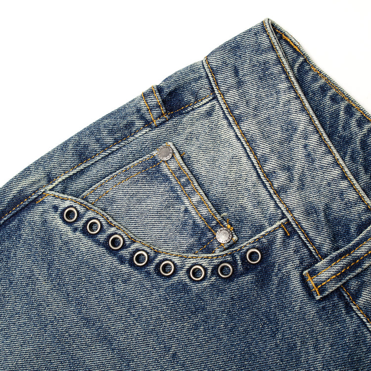 Dime | Classic Relaxed Denim Pants
Color : Sandblasted Indigo