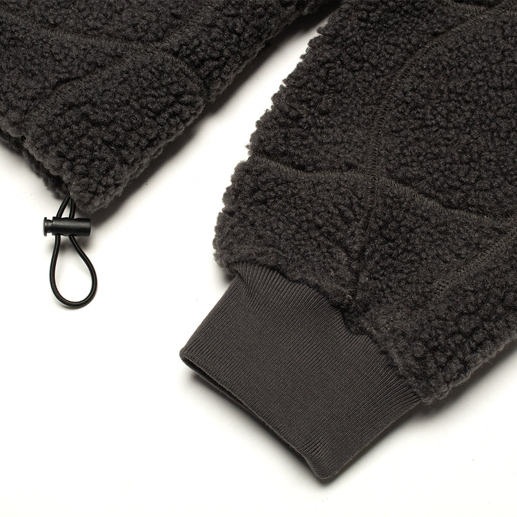 Dime | Coverstitch Sherpa Fleece
Color : Charcoal