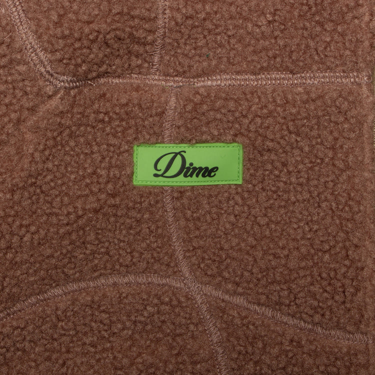 Dime | Coverstitch Sherpa Fleece
Color : Mauve