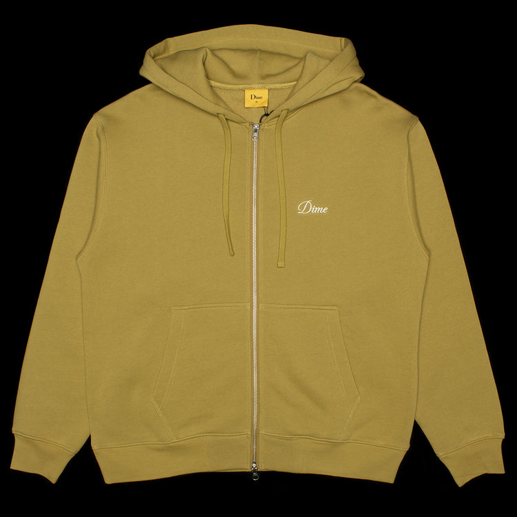 Dime | Cursive Zip Hoodie
Color : Oak