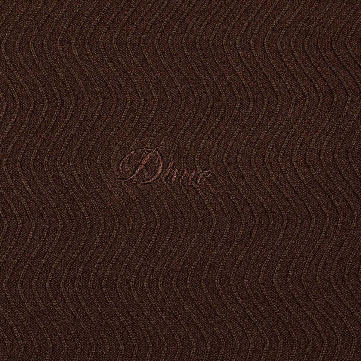 Dime | Wave Cable Knit
Color : Chocolate