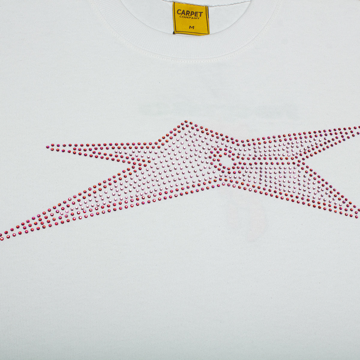 Carpet Company | Bizarro Rhinestone T-Shirt Color : White