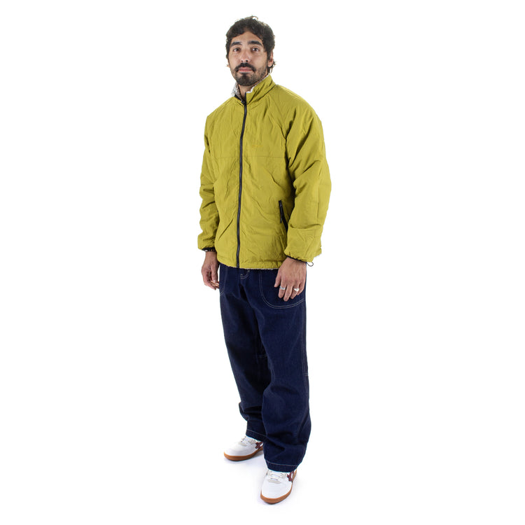 Gramicci - Reversible Sherpa Jacket
Style # G5FU-J014
Color : Natural / Chartreuse