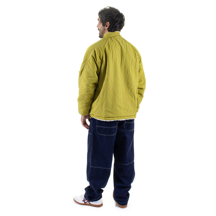 Gramicci - Reversible Sherpa Jacket
Style # G5FU-J014
Color : Natural / Chartreuse