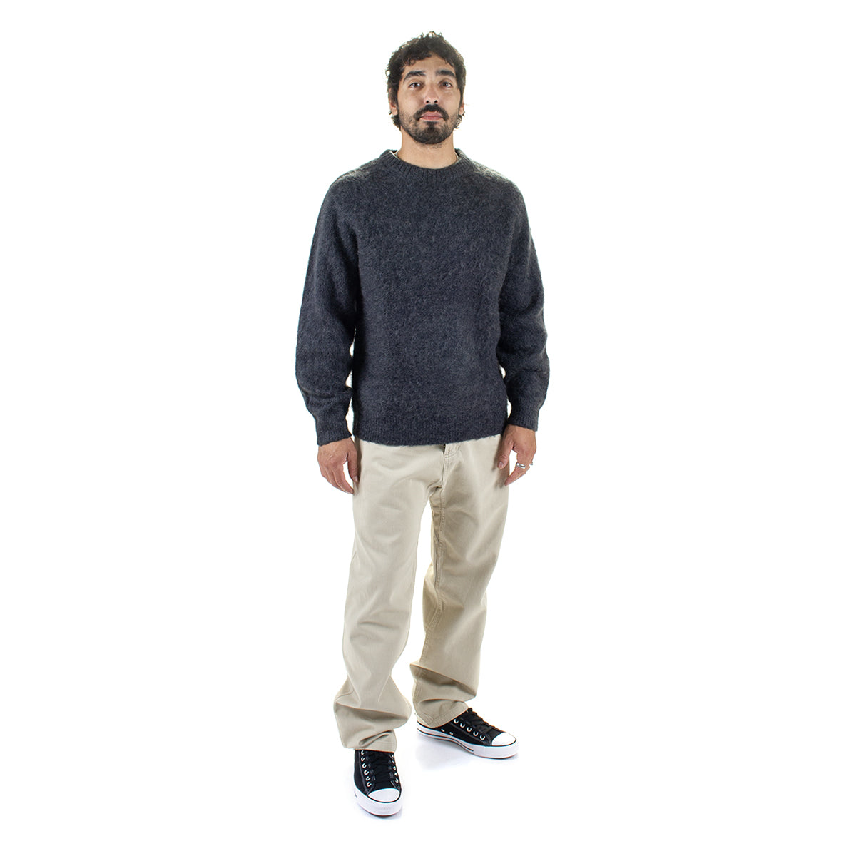 Gramicci - Mohair Sweater
Style # G5FU-J024
Color : Charcoal