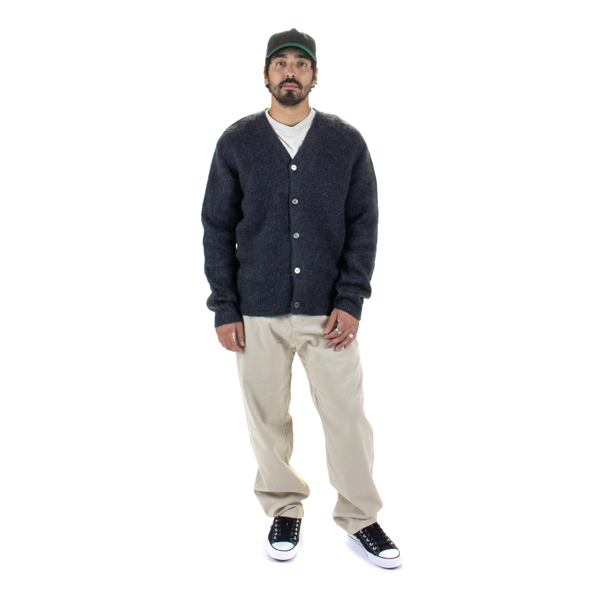 Gramicci - Mohair Cardigan
Style # G5FU-J025
Color : Charcoal