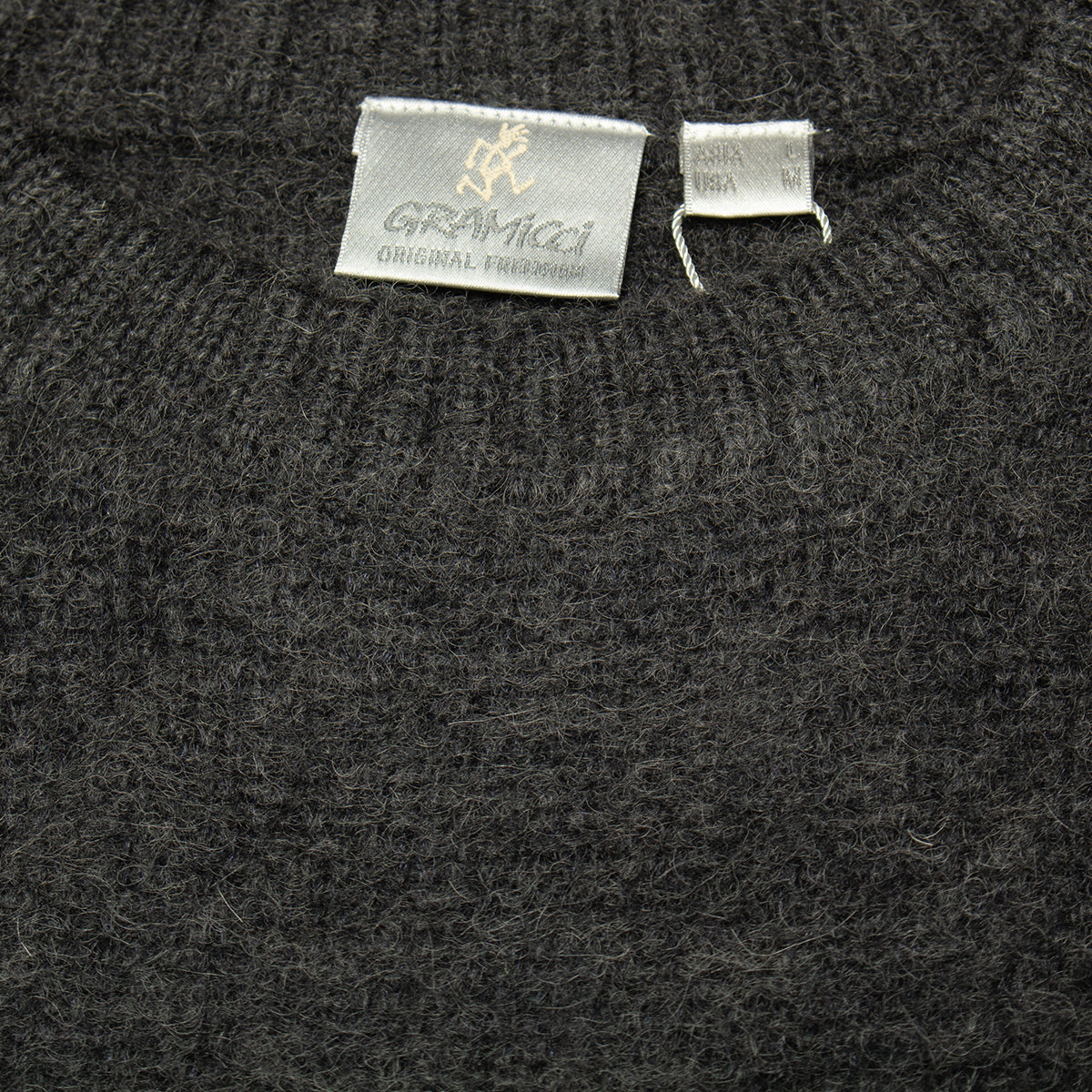 Gramicci - Mohair Sweater
Style # G5FU-J024
Color : Charcoal
