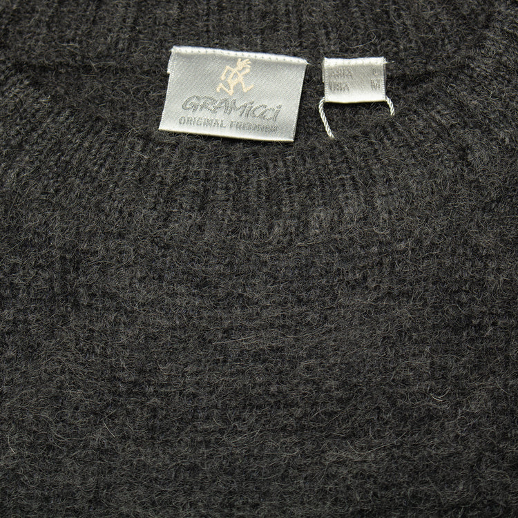 Gramicci - Mohair Sweater
Style # G5FU-J024
Color : Charcoal