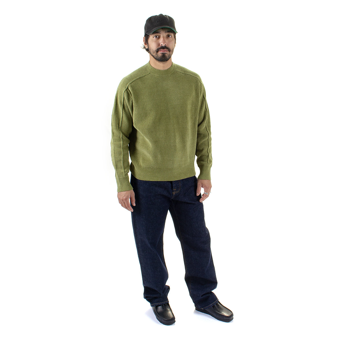 Stussy - Exposed Seam Sweater
Style # 117271
Color : Green
