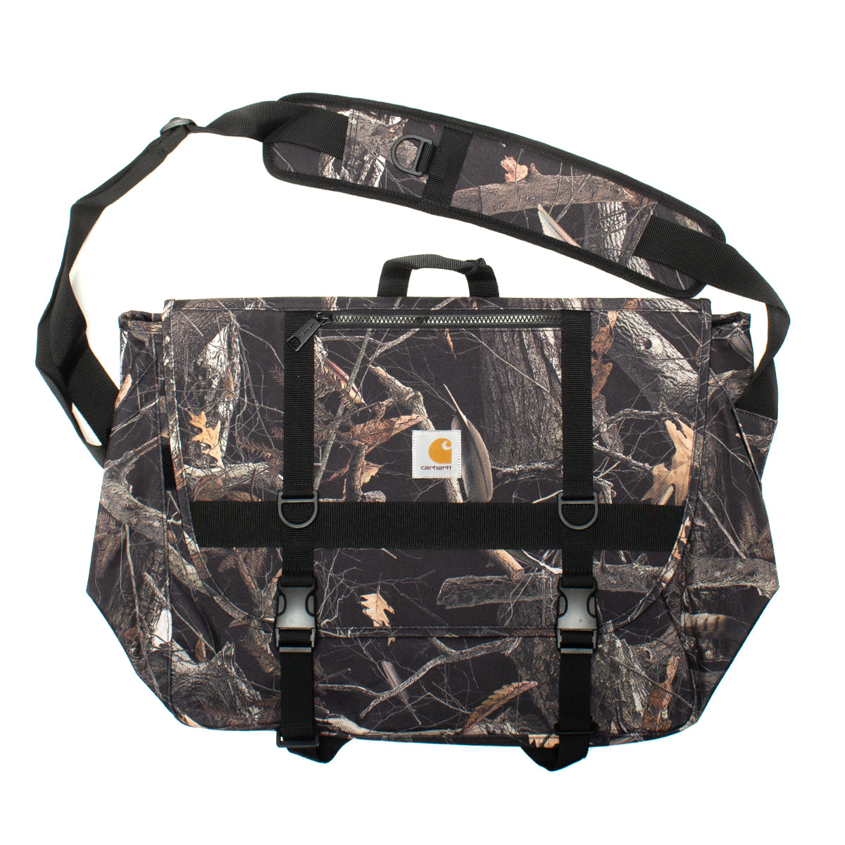 Carhartt WIP - Jake Messenger Bag
Style # I035347-3X5
Color : Camo Feather Tree / Black