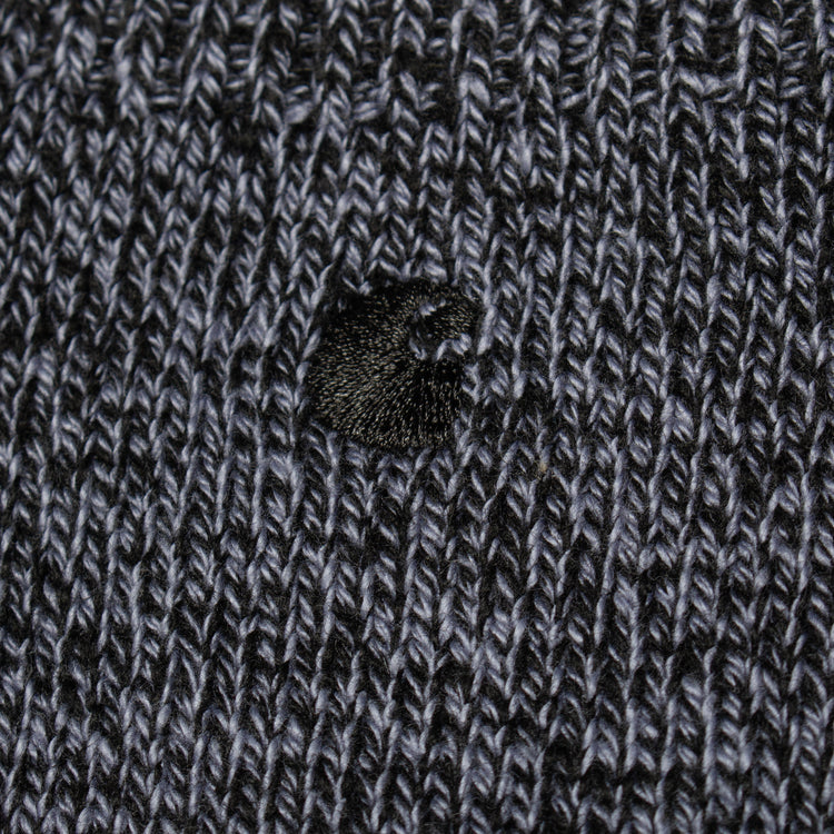 Carhartt WIP - Tony Socks
Style # I035478-3Z3
Color : Black / Shady Blue