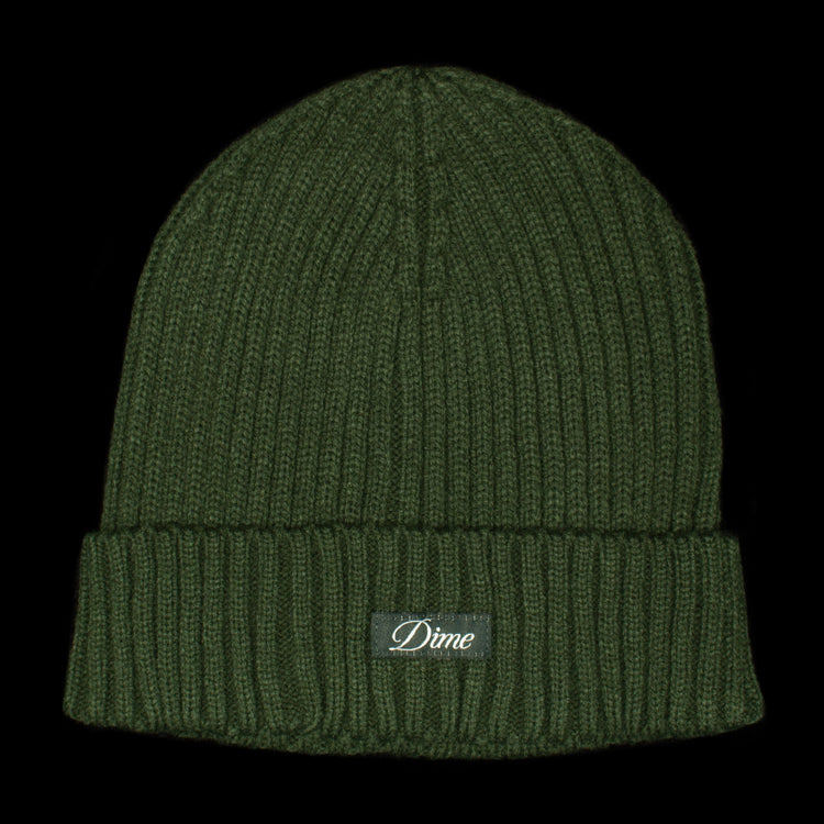 Dime | Cursive Fold Beanie
Color : Forest