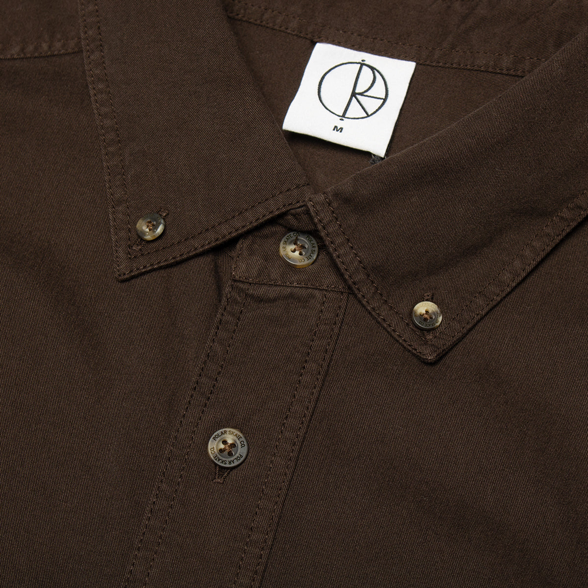 Polar Skate Co. - Ted Shirt
Color : Chocolate