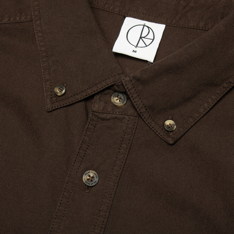 Polar Skate Co. - Ted Shirt
Color : Chocolate