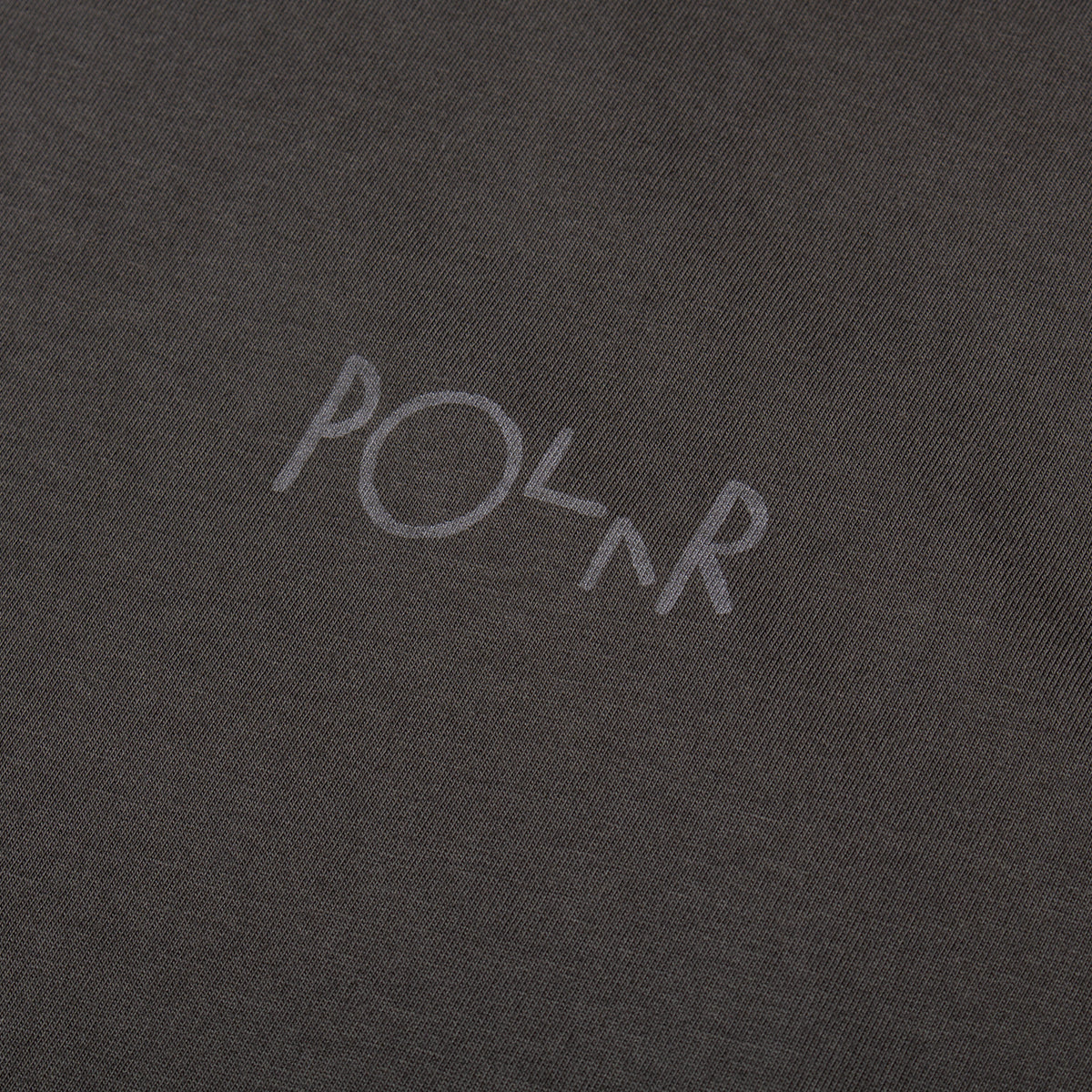 Polar Skate Co. - Steve Stroke Logo L/S T-Shirt
Color : Dirty Black