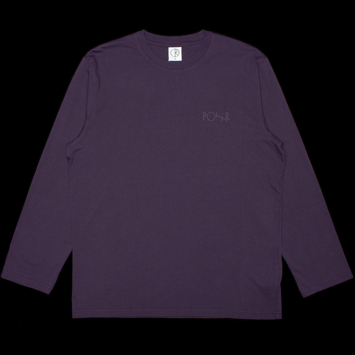 Polar Skate Co. - Steve Stroke Logo L/S T-Shirt
Color : Dark Violet