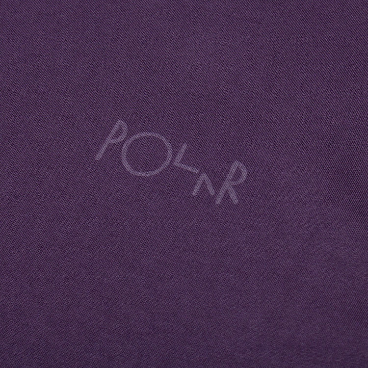 Polar Skate Co. - Steve Stroke Logo L/S T-Shirt
Color : Dark Violet