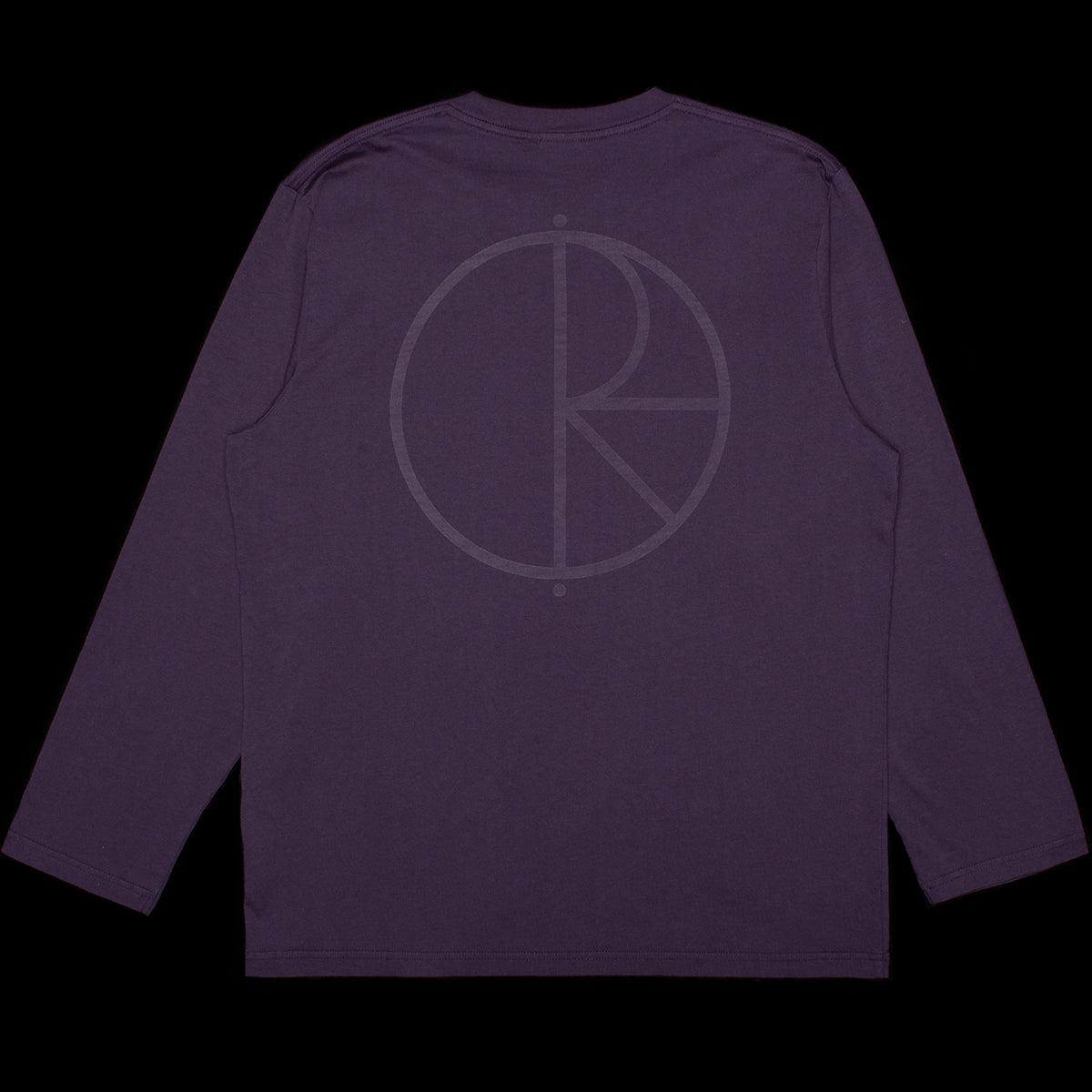 Polar Skate Co. - Steve Stroke Logo L/S T-Shirt
Color : Dark Violet