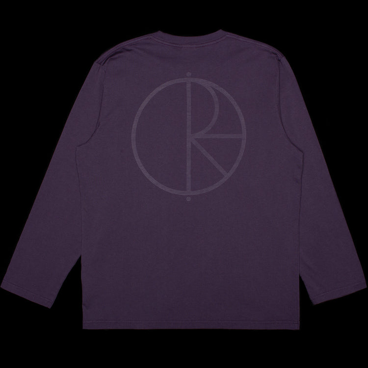 Polar Skate Co. - Steve Stroke Logo L/S T-Shirt
Color : Dark Violet