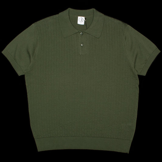 Polar Skate Co. - Miles Polo Shirt
Color : Dark Olive