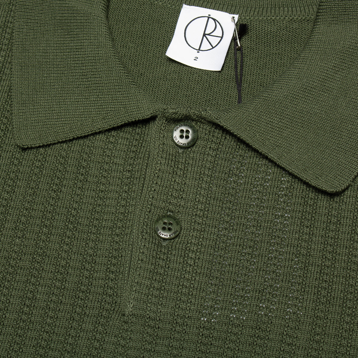 Polar Skate Co. - Miles Polo Shirt
Color : Dark Olive