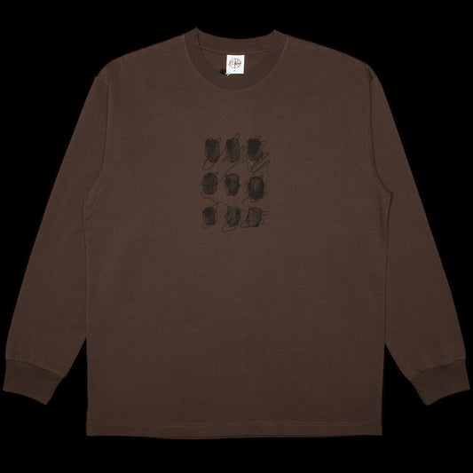 Polar Skate Co. - Sequence L/S T-Shirt
Color : Brown