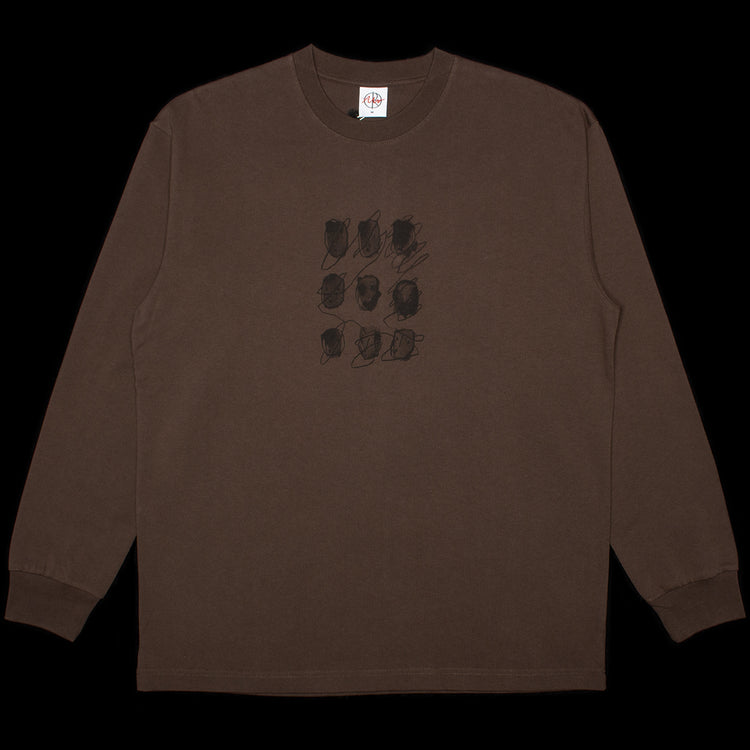 Polar Skate Co. - Sequence L/S T-Shirt
Color : Brown