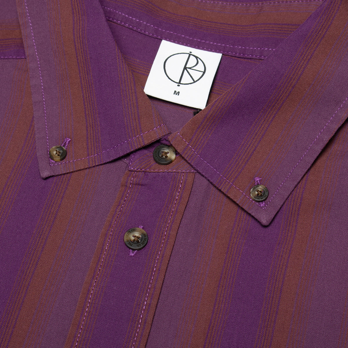 Polar Skate Co. - Ben L/S Shirt
Color : Purple Stripe