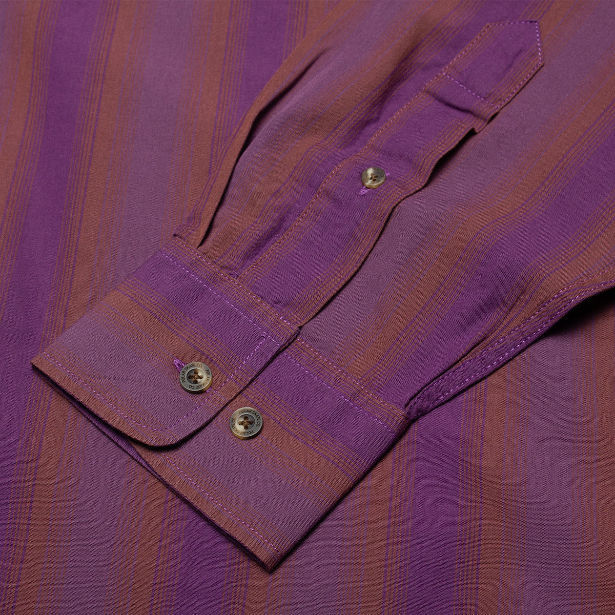 Polar Skate Co. - Ben L/S Shirt
Color : Purple Stripe