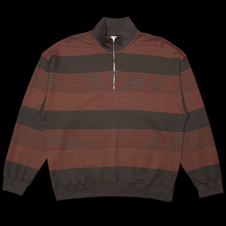 CL TRICOLOR LINE LS HALF ZIP SHIRT【L】 1200W-8382-LimeShock-0-