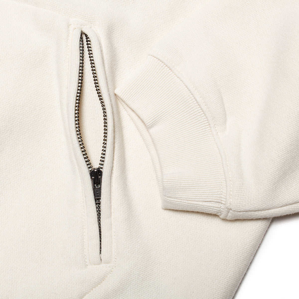 Stussy - Zip Fleece Mock Neck
Style # 118622
Color : Cream