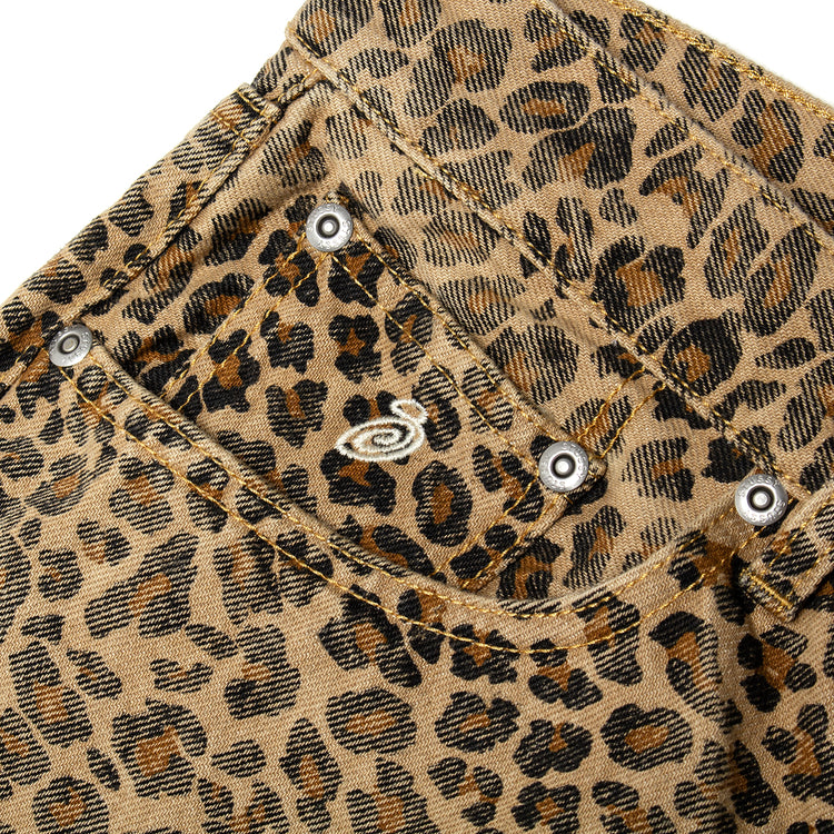 Stussy - New Classic Denim Jeans
Style # 116705
Color : Leopard