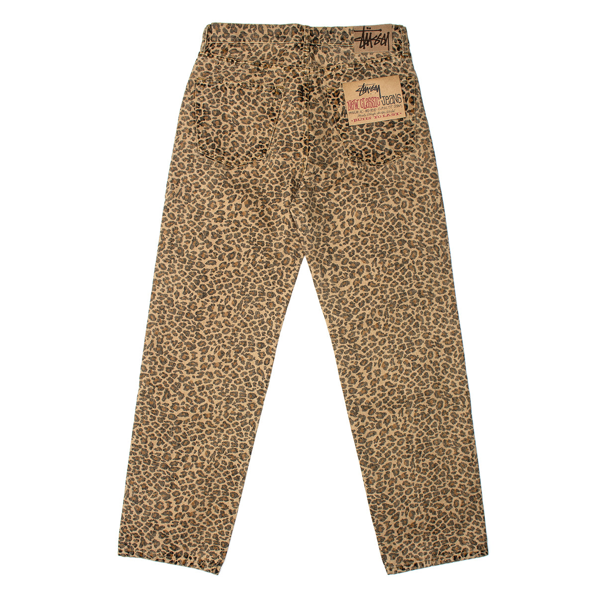 Stussy - New Classic Denim Jeans
Style # 116705
Color : Leopard