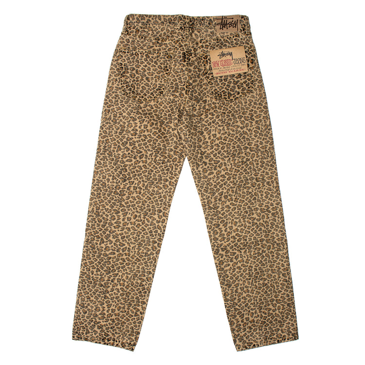Stussy - New Classic Denim Jeans
Style # 116705
Color : Leopard