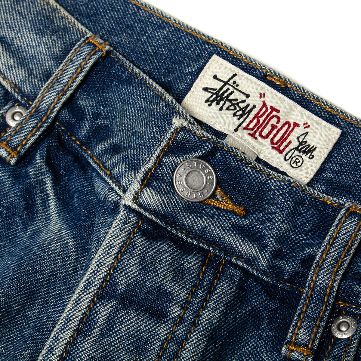 Stussy - Big Ol' Denim Jeans
Style # 116761
Color : Dark Wash Indigo