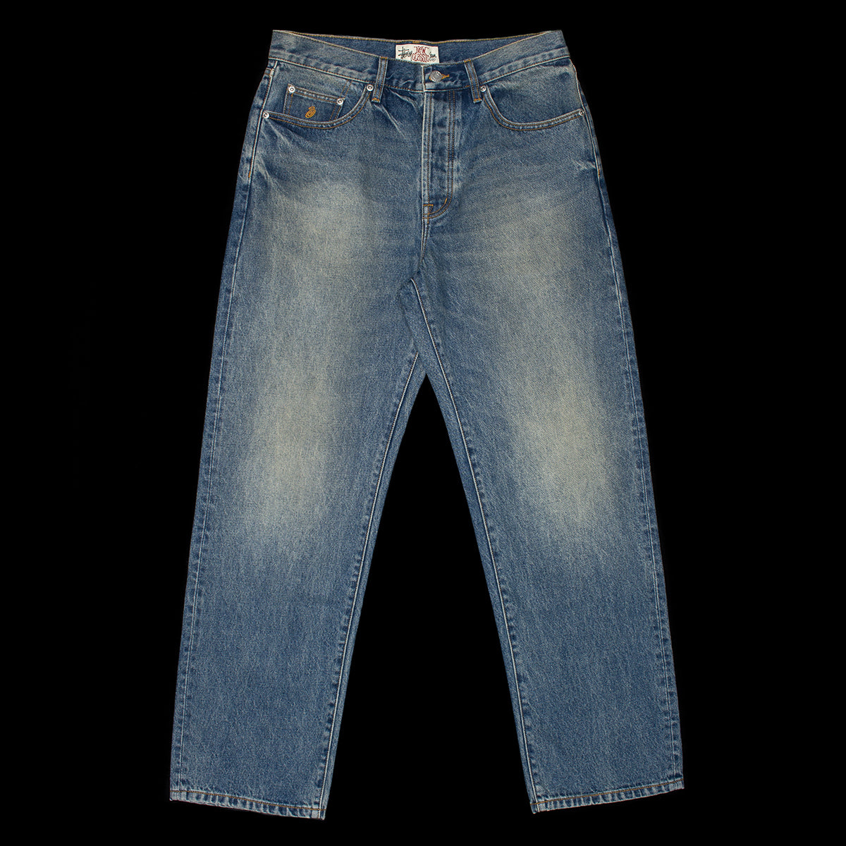 Stussy - New Classic Denim Jeans
Style # 116759
Color : Dark Wash Indigo