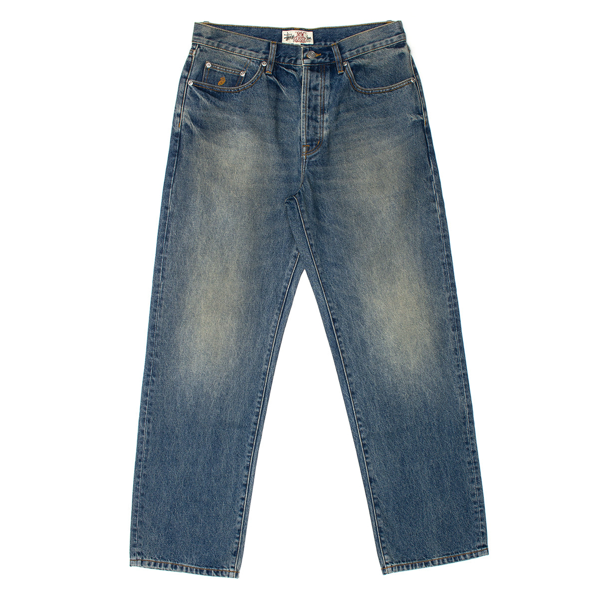 Stussy - New Classic Denim Jeans
Style # 116759
Color : Dark Wash Indigo