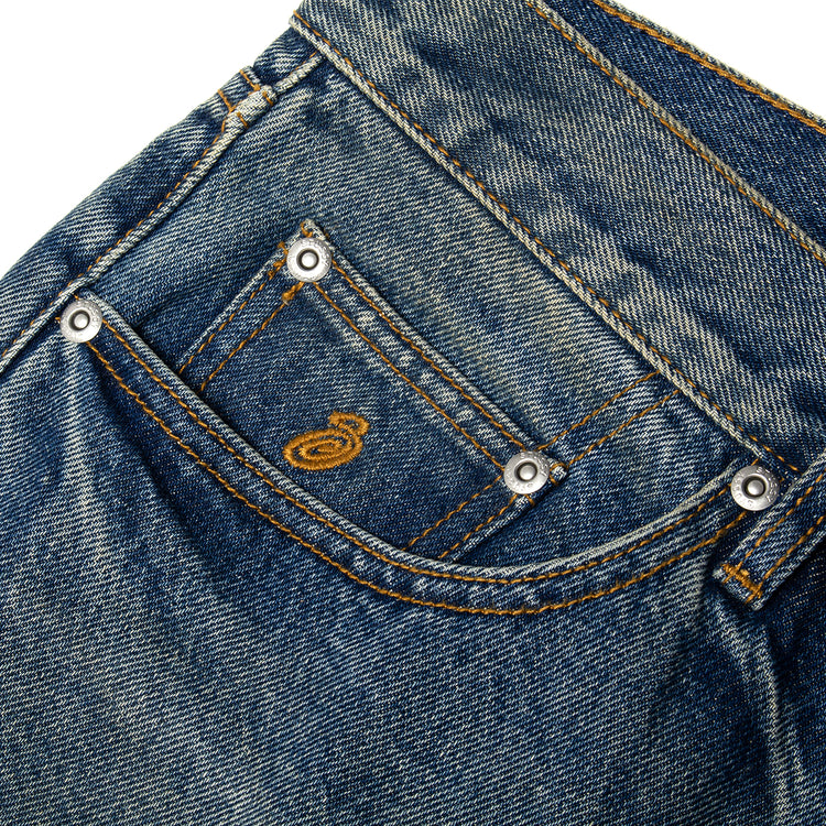 Stussy - New Classic Denim Jeans
Style # 116759
Color : Dark Wash Indigo