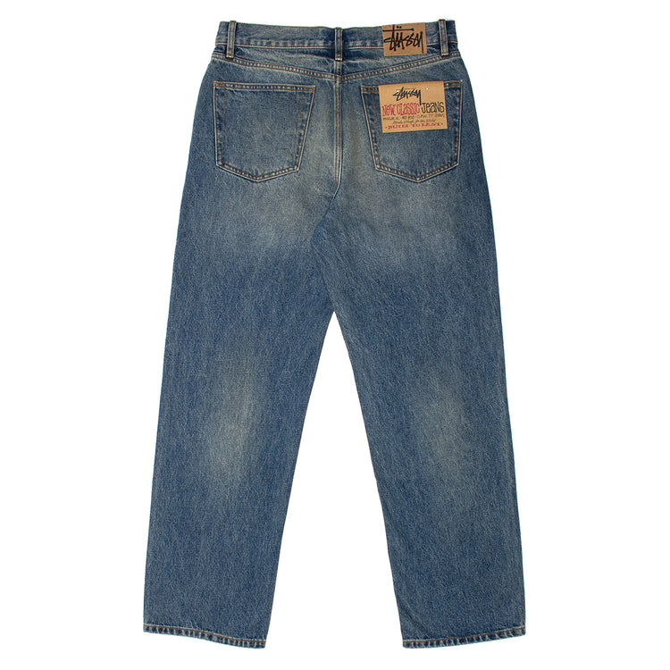 Stussy - New Classic Denim Jeans
Style # 116759
Color : Dark Wash Indigo