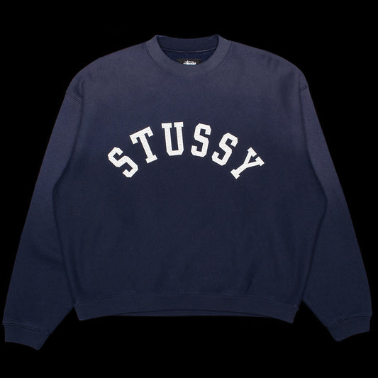 Stussy - Sun Faded Oversized Crew
Style # 118525
Color : Navy
