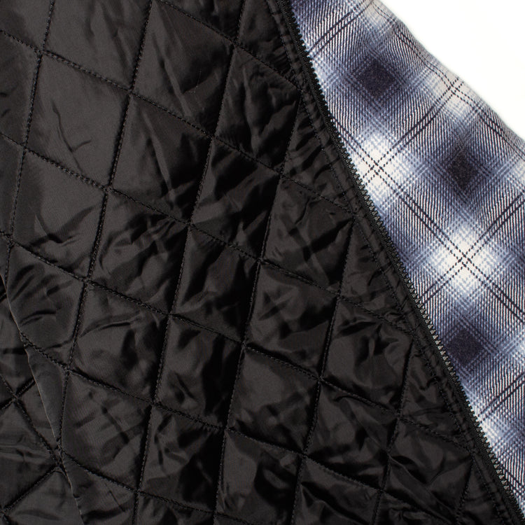 Stussy - Zip Hooded Plaid Shirt
Style # 1110381
Color : Blue