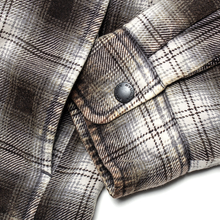 Stussy - Zip Hooded Plaid Shirt
Style # 1110381
Color : Charcoal