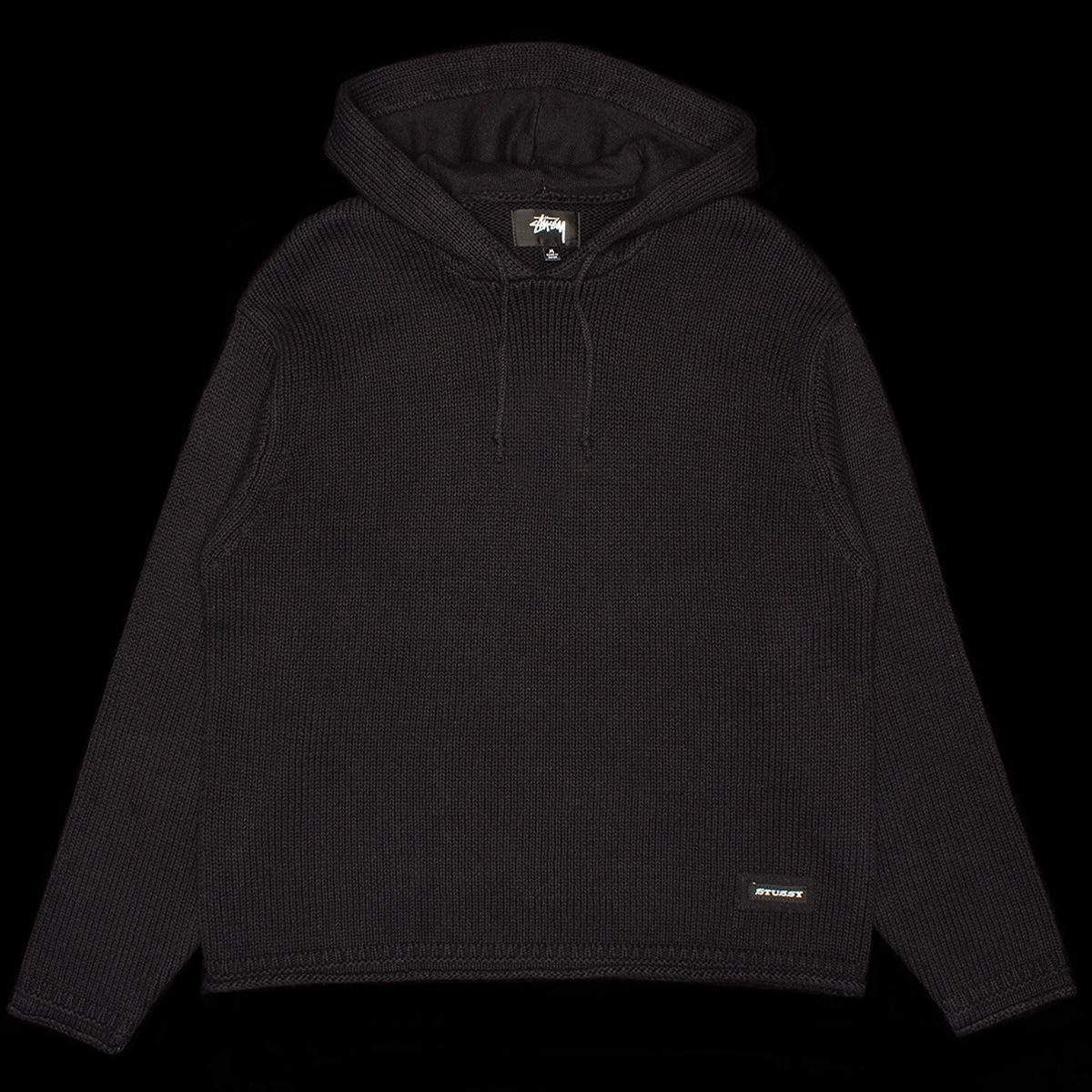 Stussy - Beach Hooded Sweater
Style # 117298
Color : Black